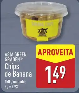 ALDI ASIA GREEN GRADEN Chips de Banana promoção