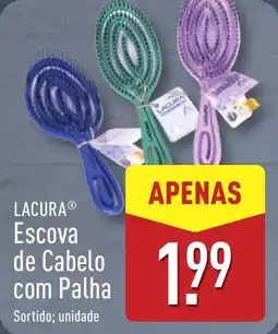 ALDI LACURA Escova de Cabelo com Palha promoção