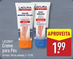 ALDI LACURA Creme para Pés promoção
