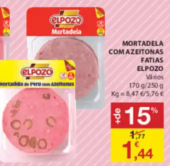 E.Leclerc Mortadela com Azeitonas Fatias Elpozo promoção