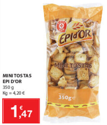 E.Leclerc Mini Tostas Epi D'Or 350g promoção