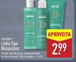 ALDI LACURA Linha Spa Relaxation promoção