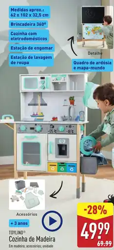 ALDI TOYLINO Cozinha de Madeira promoção