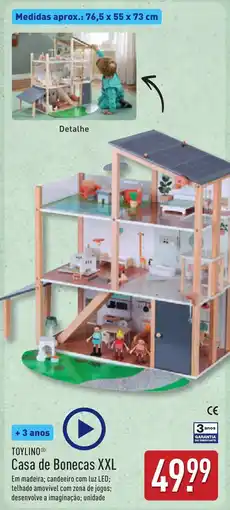 ALDI TOYLINO Casa de Bonecas XXL promoção