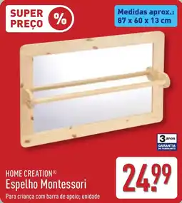 ALDI HOME CREATION Espelho Montessori promoção