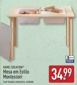 ALDI HOME CREATION Mesa em Estilo Montessori promoção