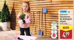 ALDI GARDENLINE Ferramentas de Jardinagem Infantil promoção