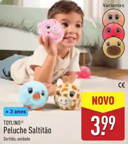 ALDI TOYLINO Peluche Saltitão promoção
