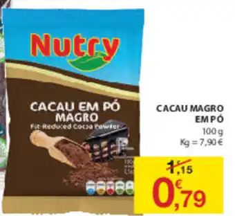 E.Leclerc Cacau Magro Em Pó 100g promoção