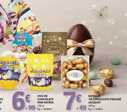 E.Leclerc Ovo de chocolate paw patrol promoção