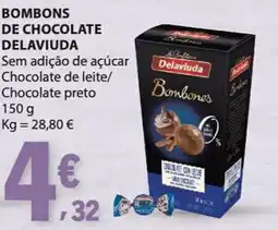 E.Leclerc Bombons de chocolate delaviuda promoção