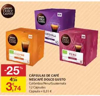E.Leclerc Cápsulas de Café Nescafé Dolce Gusto 12 Cápsulas promoção