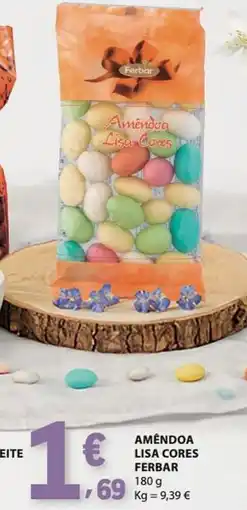 E.Leclerc Amêndoa lisa cores ferbar promoção