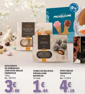 E.Leclerc Queijinhos de amendoas com ovos moles fabridoce promoção