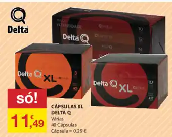 E.Leclerc Cápsulas XL Delta Q 40 Cápsulas promoção