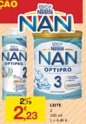 E.Leclerc Leite 2 500ml promoção