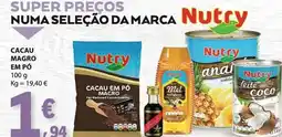 E.Leclerc Cacau magro em pó Nutry promoção