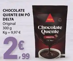 E.Leclerc Chocolate quente em pó delta promoção