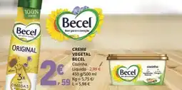 E.Leclerc Creme vegetal becel promoção