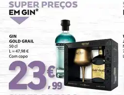 E.Leclerc Gin gold grail promoção
