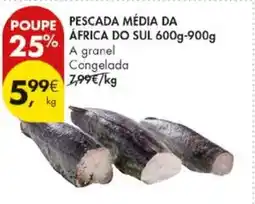 Pingo Doce Pescada média da áfrica do sul 600g-900g promoção