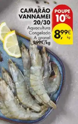 Pingo Doce Camarão vannamei 20/30 promoção