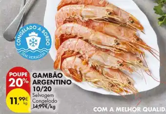 Pingo Doce Gambão argentino 10/20 promoção