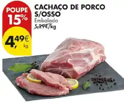Pingo Doce Cachaço de porco s/osso promoção
