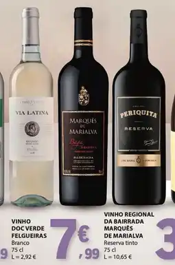 E.Leclerc Vinho regional da bairrada marquês de marialva reserva tinto promoção