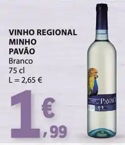 E.Leclerc Vinho regional minho pavão promoção