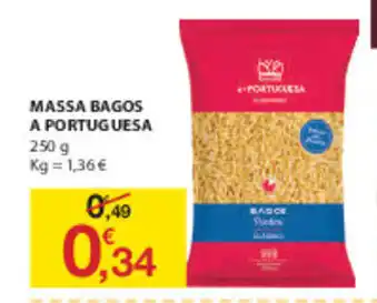 E.Leclerc Massa Bagos a Portuguesa 250g promoção