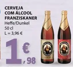 E.Leclerc Cerveja com álcool franziskaner promoção