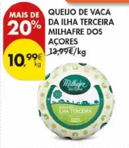 Pingo Doce Queijo de vaca da ilha terceira milhafre dos açores promoção