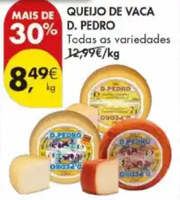 Pingo Doce Queijo de vaca d. pedro promoção