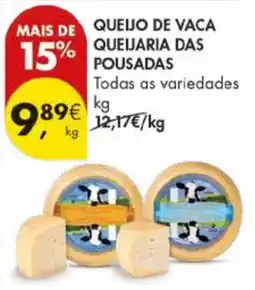 Pingo Doce Queijo de vaca queijaria das pousadas promoção