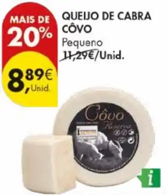 Pingo Doce Queijo de cabra covo promoção