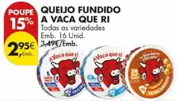 Pingo Doce Queijo fundido a vaca que ri promoção