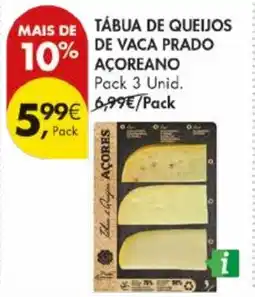 Pingo Doce Tábua de queijos de vaca prado acoreano promoção