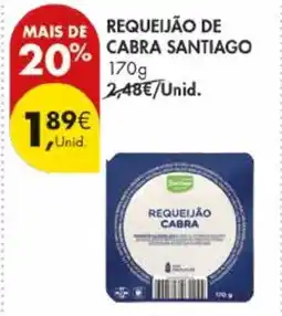 Pingo Doce Requeijão de cabra santiago promoção