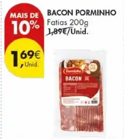 Pingo Doce Bacon porminho promoção
