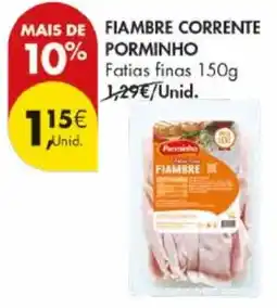 Pingo Doce Fiambre correntePamisho FIAMBRE porminho promoção