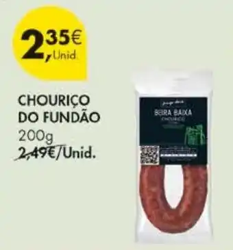 Pingo Doce Chouriço do fundão promoção