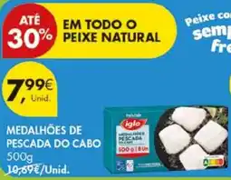 Pingo Doce Medalhões de pescada do cabo promoção