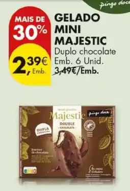 Pingo Doce Gelado mini majestic promoção