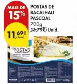 Pingo Doce Postas de bacalhau pascoal promoção