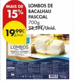 Pingo Doce Lombos de bacalhau pascoal promoção