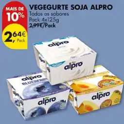 Pingo Doce Vegegurte soja alpro promoção