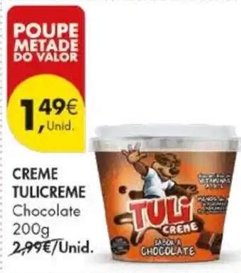 Pingo Doce Creme tulicreme chocolate promoção