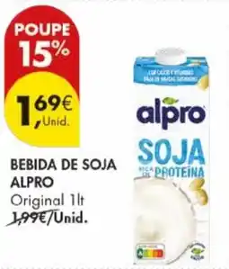 Pingo Doce Bebida de soja alpro promoção
