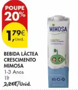 Pingo Doce Bebida láctea crescimento mimosa promoção